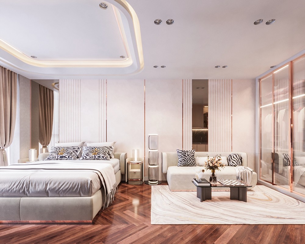 Không gian nội thất sang trọng bên trọng căn hộ Dual Key chuẩn quốc tế
