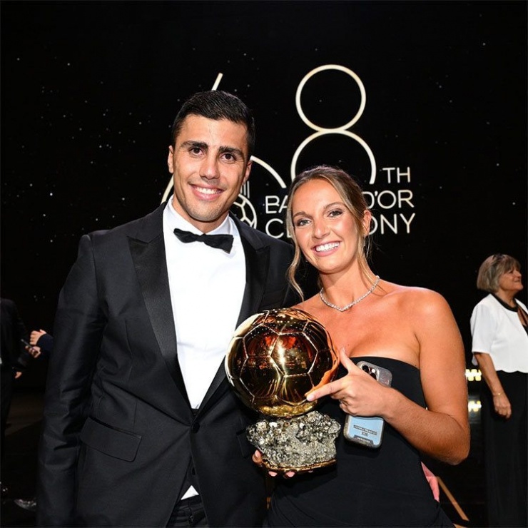 Rodri was the winner of the men's Ballon d'Or race, beating Real star duo Vinicius Junior and Jude Bellingham.