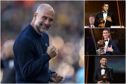 Bóng đá - Pep tự hào vì Quả bóng vàng Rodri, so sánh gây sốc về Messi và Ronaldo