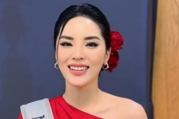 Thời trang - Hoa hậu Kỳ Duyên mặc áo dài lệch vai nhập cuộc Miss Universe