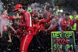 Đua xe F1, Mexico City GP: Ferrari lần đầu thắng tại Mexico sau 34 năm