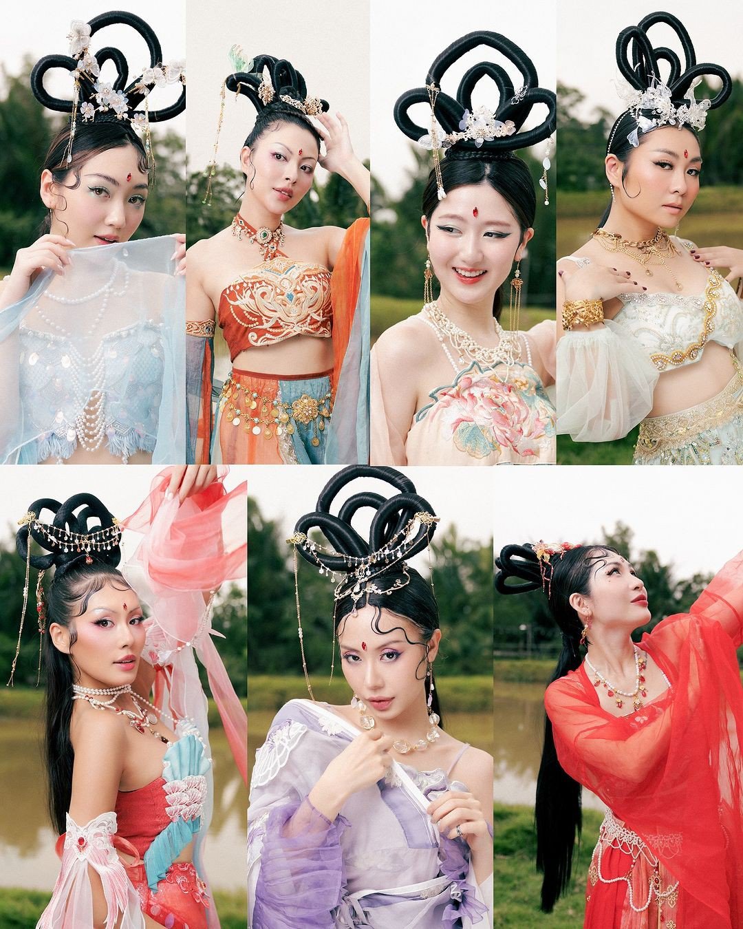 Á hậu Thảo Nhi Lê, TikToker Hà My, Chloe Nguyễn, rapper Tuimi, Tú Hảo, MAYonair (Mai Âm Nhạc), Lâm Thúy Nhàn trong vai yêu tinh nhện. Dàn người đẹp bám sát theo nguyên tác, tập 21 Tây du ký - Rơi vào động bàn tơ.