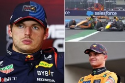 Thể thao - Siêu sao đua xe F1 Verstappen bị chê trách sau vụ va chạm