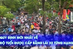 Media - Quy định mới về độ tuổi được cấp bằng lái xe các hạng