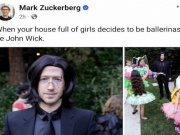 Mark Zuckerberg khoe ảnh hóa trang Halloween: Gia đình vui nhộn