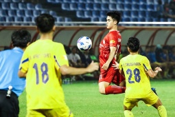 Bóng đá - Video bóng đá Quảng Nam - Thể Công Viettel: Xà ngang từ chối siêu phẩm (V-League)