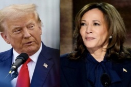 Đối lập chính sách ngoại giao giữa ông Trump và bà Harris