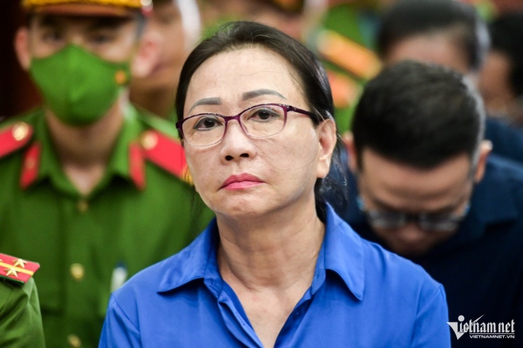 Bị cáo Trương Mỹ Lan tại phiên tòa phúc thẩm. Ảnh: Nguyễn Huế