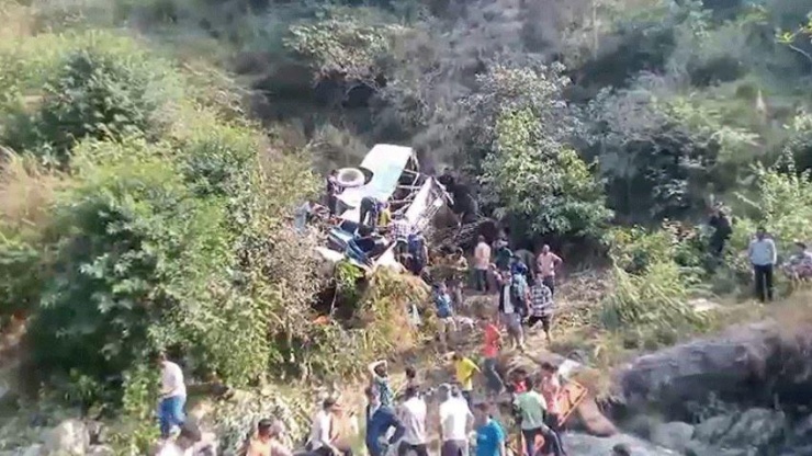 Hiện trường vụ tai nạn.