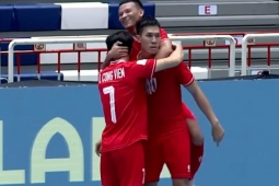 Bóng đá - Video bóng đá futsal Việt Nam - Malaysia: Dấu ấn Văn Tú, phạt đền mở điểm (Futsal Đông Nam Á)