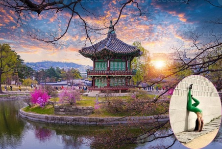 Cung điện Gyeongbokgung - nơi "người phụ nữ tạo dáng Yoga gây tranh...