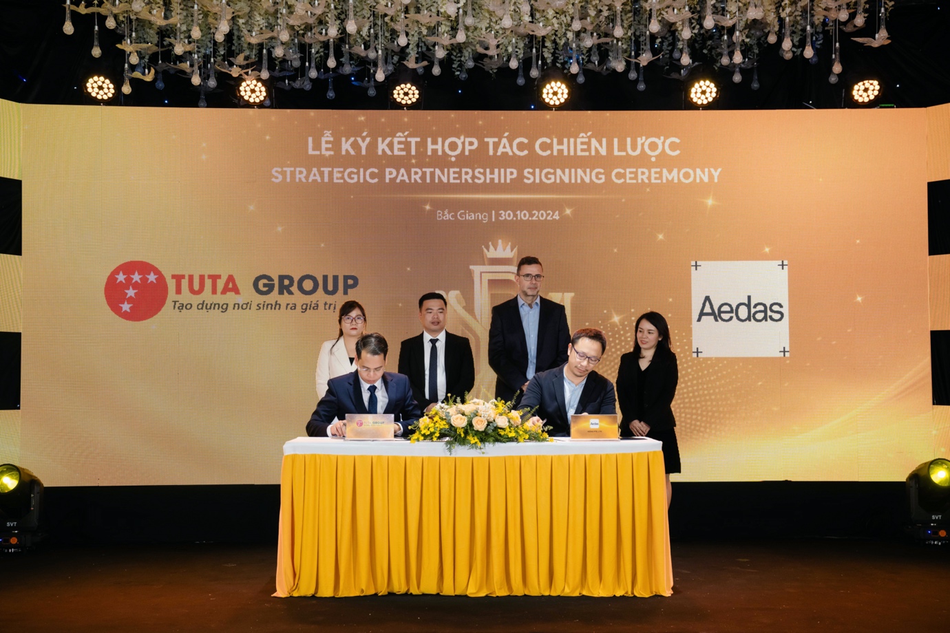 TUTA Group ký kết hợp tác cùng đơn vị thiết kế hàng đầu thế giới Aedas.