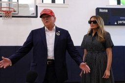 Ông Trump bỏ phiếu, nói đất nước "đang gặp rắc rối lớn"