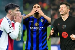 Bảng xếp hạng Cúp C1 mới nhất: Barcelona, Inter vượt Arsenal & Aston Villa