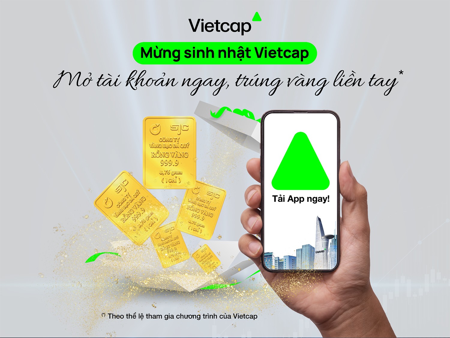 Chương trình khuyến mãi “Tuần lễ vàng mừng sinh nhật Vietcap”