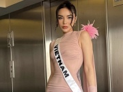 Thời trang - Kỳ Duyên mặc đầm mỏng dính khoe dáng ở Miss Universe