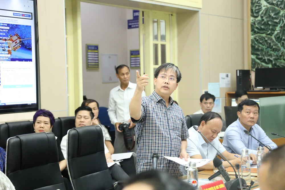Ông Mai Văn Khiêm, Giám đốc Trung tâm Dự báo khí tượng thuỷ văn quốc gia.