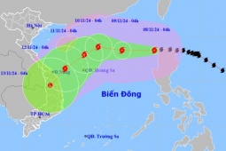 Bão số 7 tiệm cận mức siêu bão đã vào Biển Đông