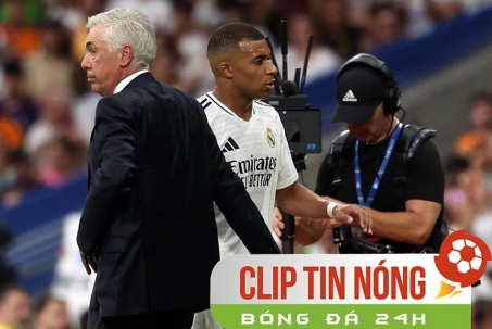 HLV Ancelotti báo động tình trạng của Mbappe, MU mơ đón siêu trung vệ (Clip Tin nóng)