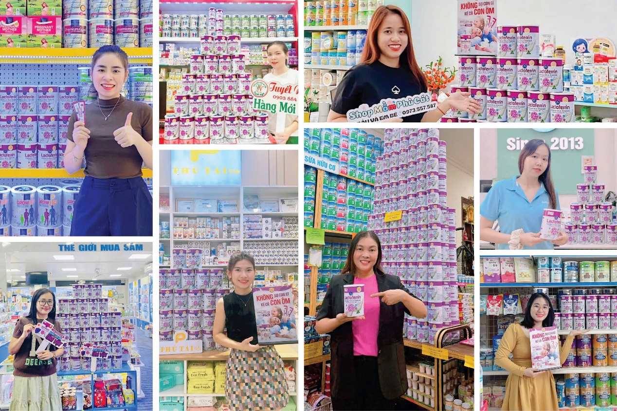 Các shop mẹ bé danh tiếng tại khu vực Bắc Trung Bộ đánh giá cao chất lượng sản phẩm