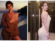Bạn trẻ - Cuộc sống - Hot girl kéo váy trễ nải, “quên nội y” tạo dáng trên biển