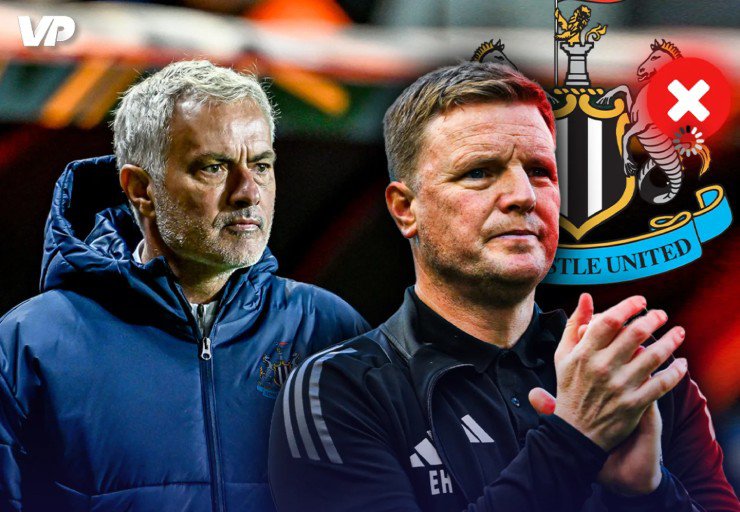 Mourinho sẵn sàng thay Eddie Howe tiếp quản ghế HLV trưởng Newcastle