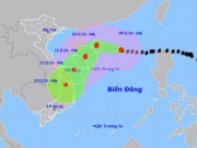 Tin tức trong ngày - Không khí lạnh 'khống chế' bão số 7 di chuyển lên phía Bắc