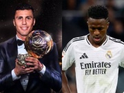 Bóng đá - France Football công bố số điểm Quả bóng vàng: Rodri hơn Vinicius mấy điểm?