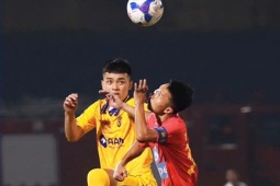 Bóng đá - Video bóng đá SLNA - Thanh Hóa: 10 người bất lực tìm bàn gỡ (V-League)