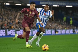 Bóng đá - Trực tiếp bóng đá Brighton - Man City: &quot;Man xanh&quot; bất lực cuối trận (Hết giờ)