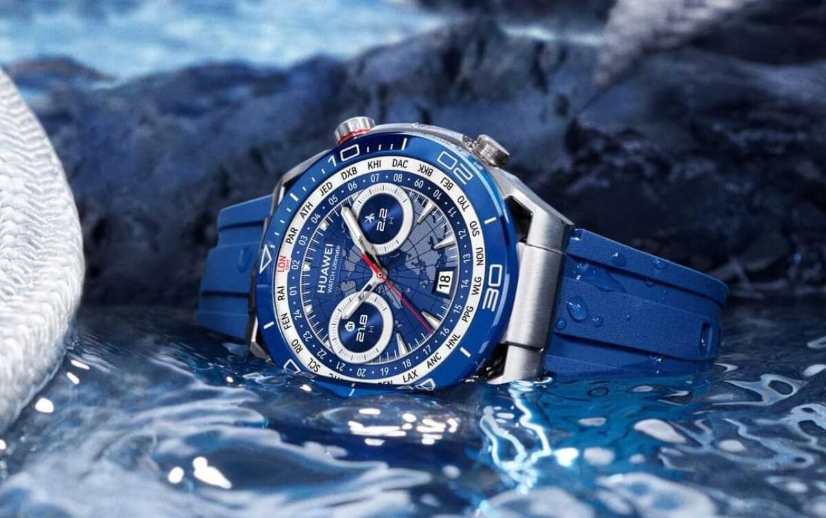 Huawei Watch Ultimate có thời lượng pin ấn tượng cùng khả năng kháng nước.