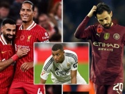 Bóng đá - Liverpool áp đảo &quot;ông lớn&quot; Manchester và London, Mbappe nguy cơ làm nền cho Vinicius (Clip 1 phút)