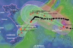 Tin tức trong ngày - Bão tiến gần vùng biển Huế - Bình Định, mưa lớn từ đêm nay