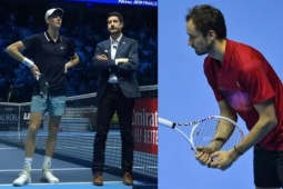 Sinner được vỗ tay vì hành động đẹp, Medvedev làm trò hề ở ATP Finals