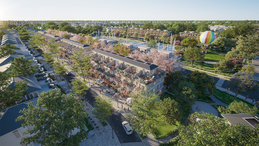 Nhà phố quảng trường Central Plaza sớm trở thành điểm nhấn kinh tế đêm của thành Vinh