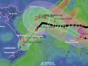 Tin tức trong ngày - Bão tiến gần vùng biển Huế - Bình Định, mưa lớn từ đêm nay