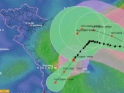 Tin tức trong ngày - Bão số 7 áp sát vùng biển Quảng Nam-Bình Định, bão TORAJI sắp vào Biển Đông
