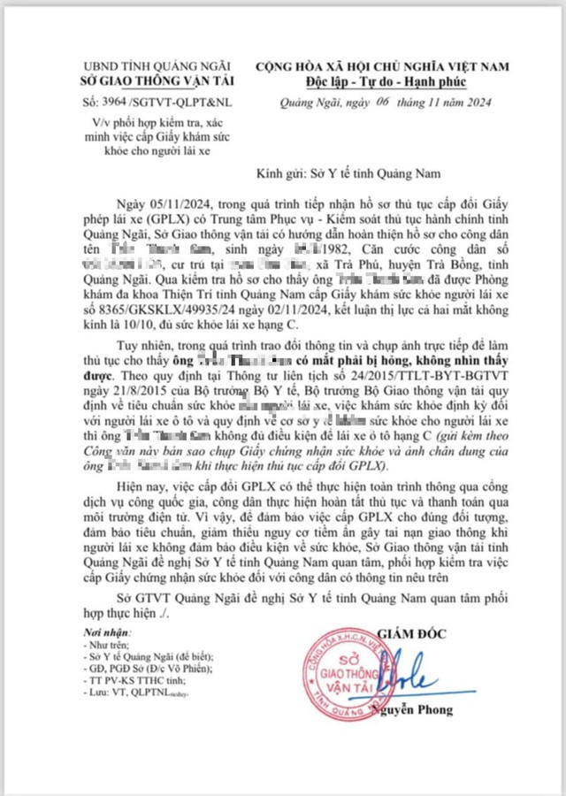 Hy hữu: 1 mắt hỏng, không nhìn thấy vẫn "đủ sức khỏe lái xe hạng C"! - 1