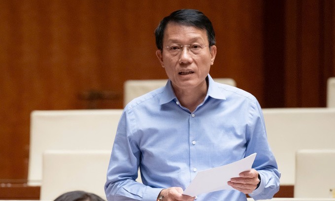 Đại tướng Lương Tam Quang, Bộ trưởng Công an. Ảnh: Media Quốc hội