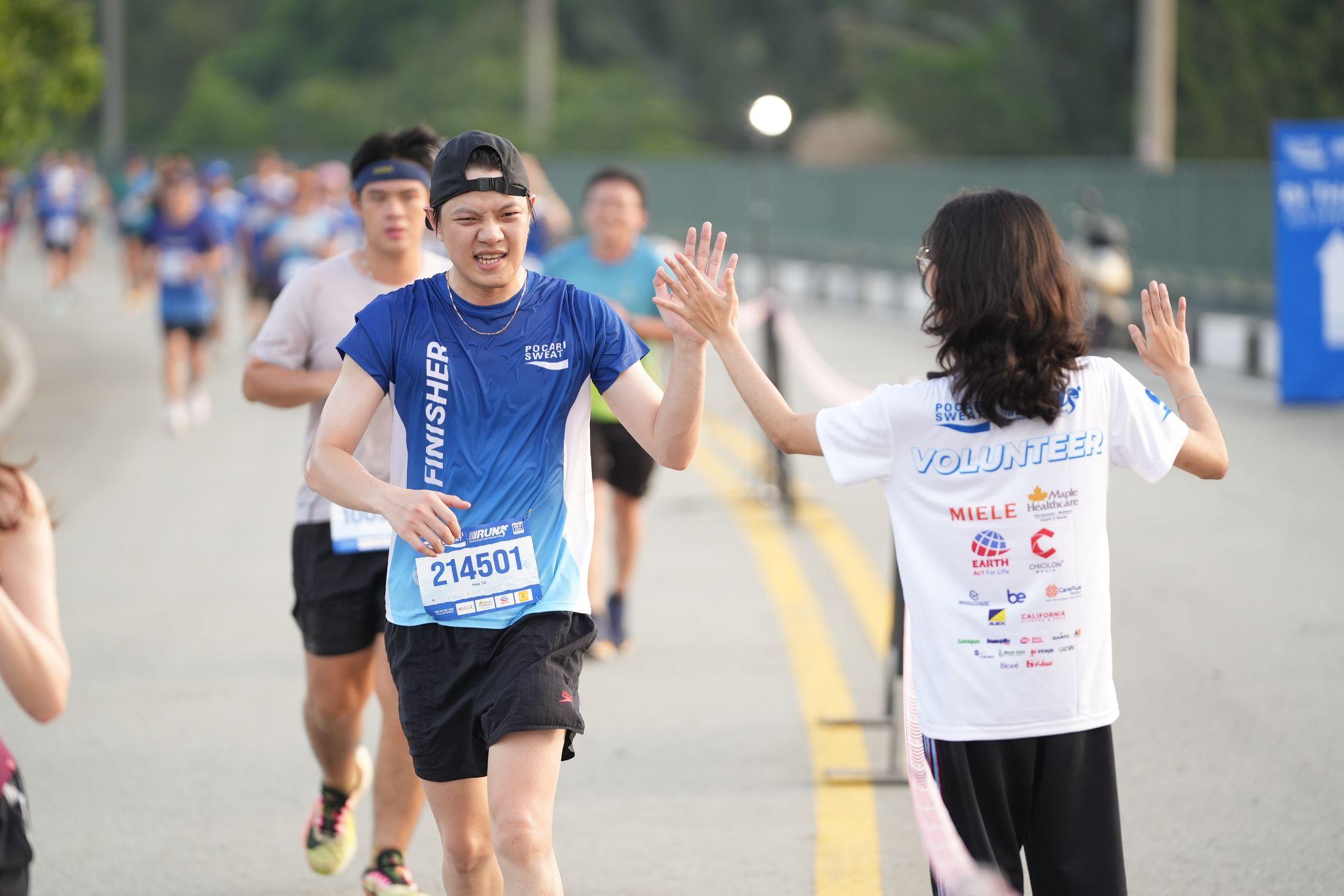 Trạm tiếp nước là điểm đặc biệt được Pocari Sweat Run Việt Nam chú trọng qua nhiều mùa giải
