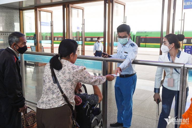 Tuyến đường sắt tốc độ cao ở Lào. Ảnh: Hoàng Hà&nbsp;