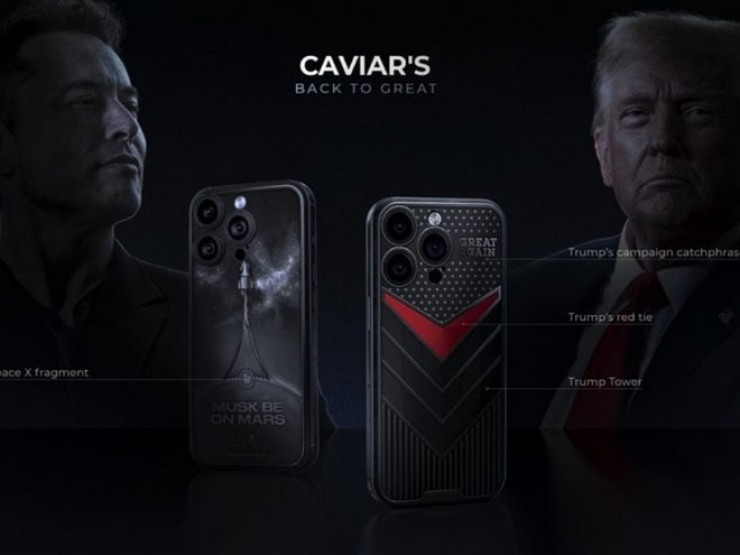 Caviar ra mắt iPhone 16 Pro bản giới hạn vinh danh Jobs, Trump và Musk, giá từ 233 triệu đồng