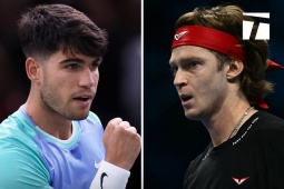 Thể thao - Nhận định tennis ATP Finals ngày 4: Alcaraz lo lắng đấu Rublev, Zverev tranh vé với Ruud