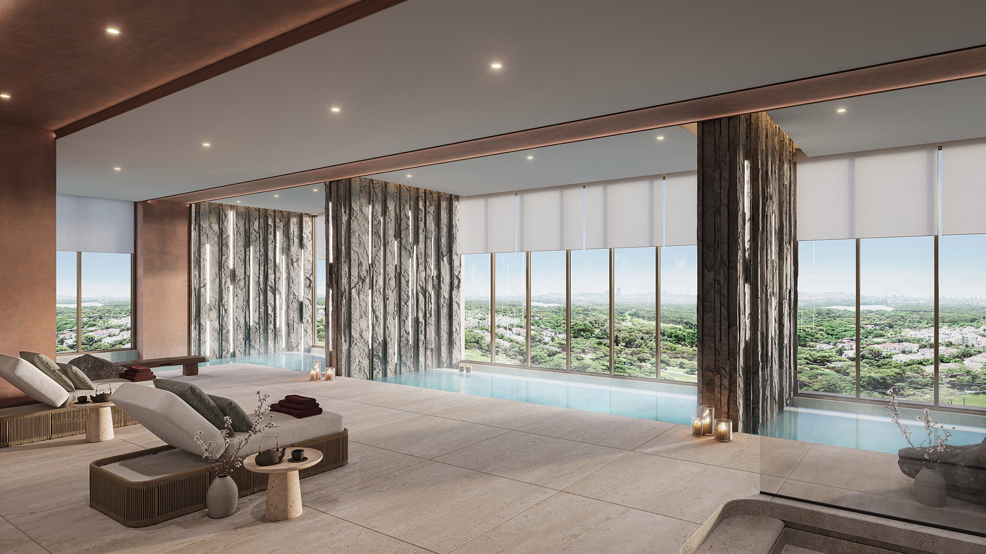 Khu tắm onsen trong nhà lần đầu tiên xuất hiện tại một dự án thuộc bộ sưu tập Masteri Collection