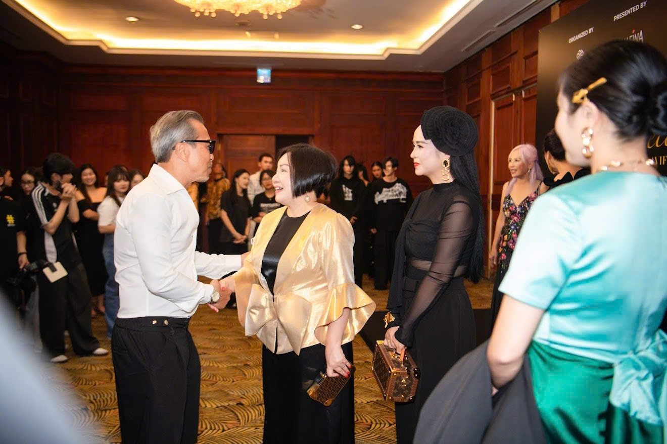 Bùi Thanh Hương cùng Madame Trang Lê đón tiếp siêu mẫu Thuận Nguyễn