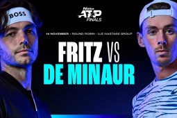 Thể thao - Video tennis Taylor Fritz - De Minaur: Ngược dòng sau 3 set căng thẳng (ATP Finals)