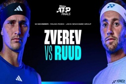 Thể thao - Video tennis Zverev - Ruud: Bản lĩnh tie-break, vé bán kết đến gần (ATP Finals)