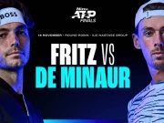 Thể thao - Video tennis Taylor Fritz - De Minaur: Ngược dòng sau 3 set căng thẳng (ATP Finals)