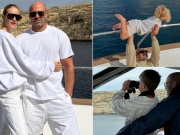 Tài tử Jason Statham hiếm hoi đăng ảnh hai con