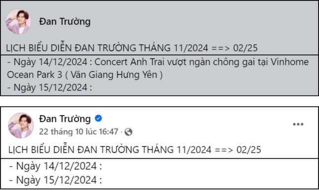 Bất ngờ cập nhật lịch biểu diễn tại concert Chông Gai D-2 nhưng 